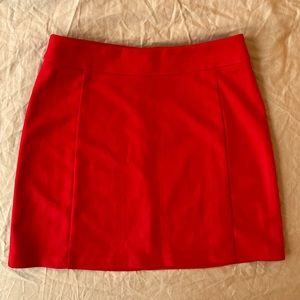 Red Mini Skirt